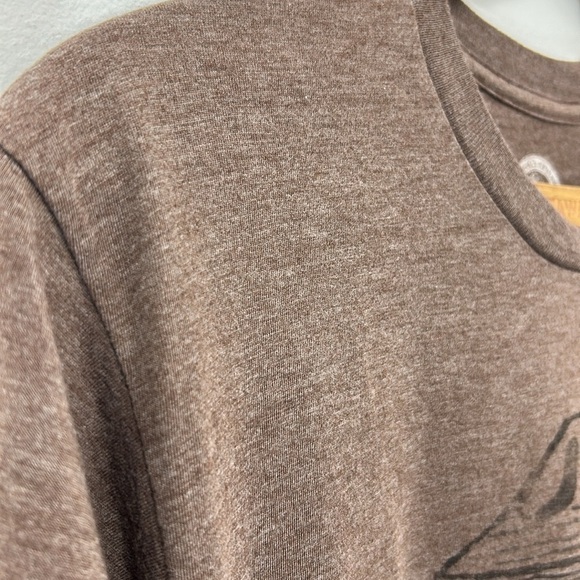 Smokey Bear Cotton Blend Tee Size Small Brown T-Shirt Forest Nature Park Ranger - Picture 5 of 6